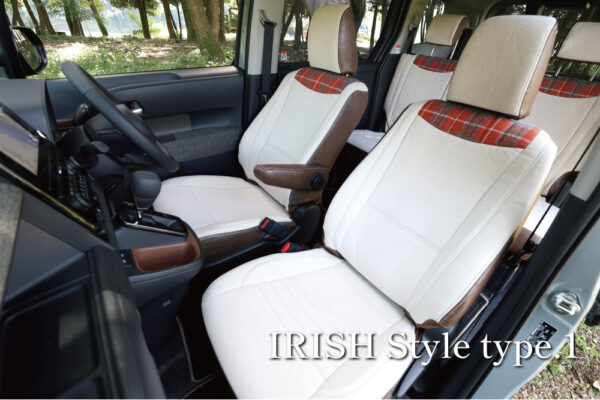 to.mo.ne. シートカバー【IRISH Style type.1／type.2】